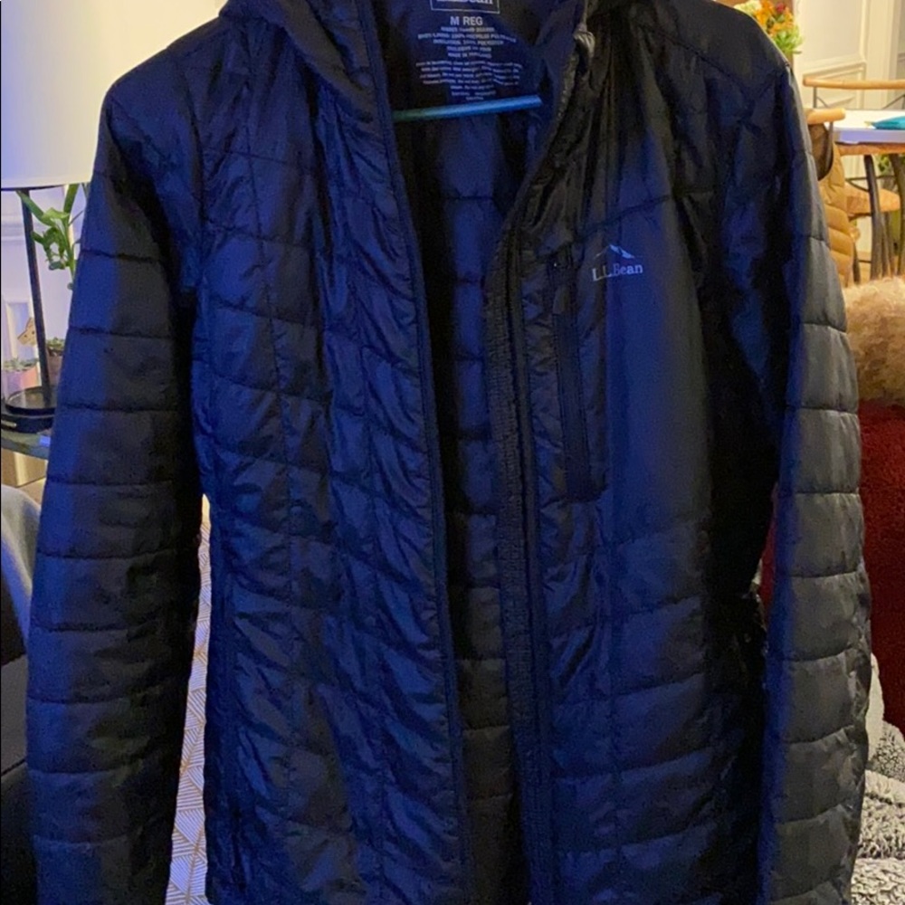 LL BEAN women’s primaloft pack away jacket